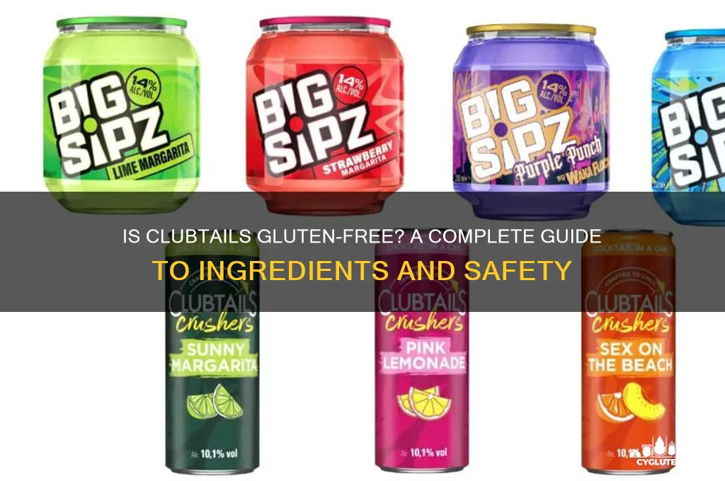 is clubtails gluten free