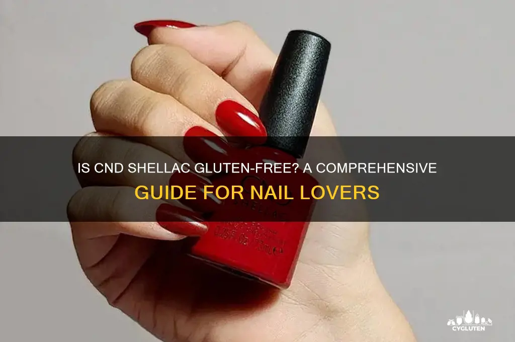 is cnd shellac gluten free