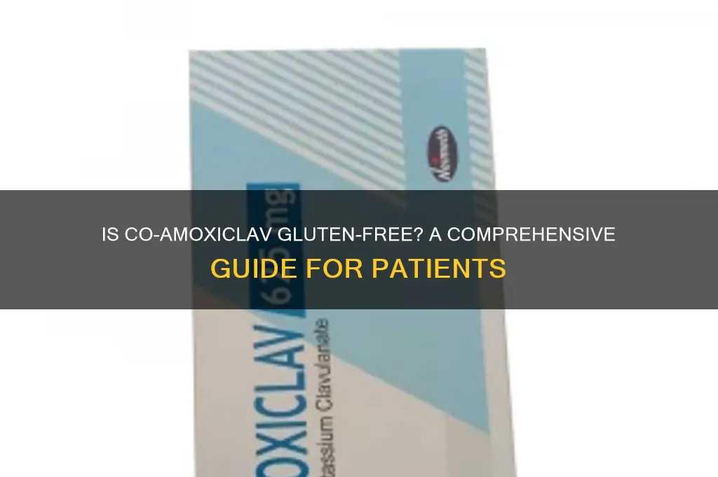 is co amoxiclav gluten free