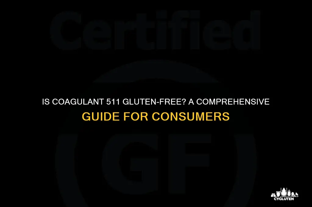 is coagulant 511 gluten free
