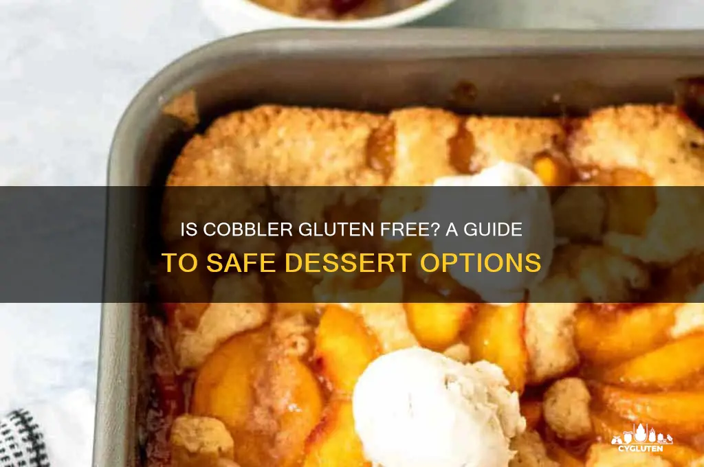 is cobbler gluten free