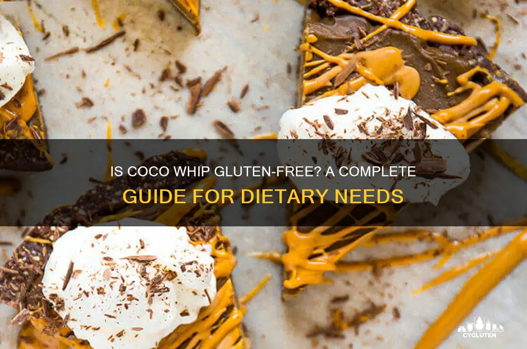 is coco whip gluten free
