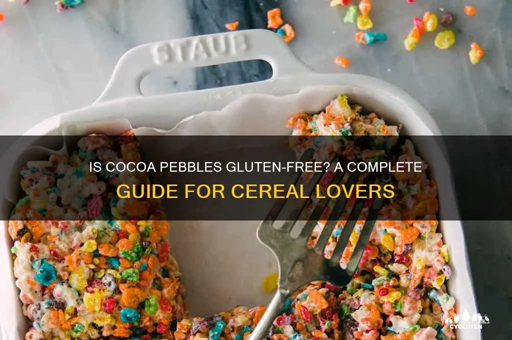 is cocoa pebbles gluten free