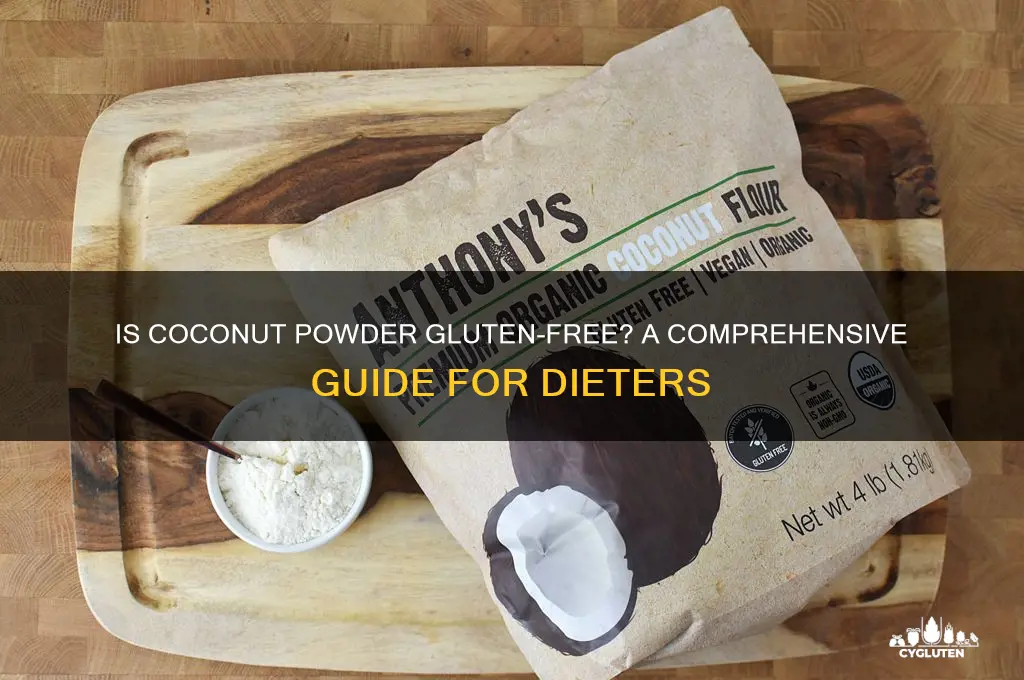 is coconut powder gluten free