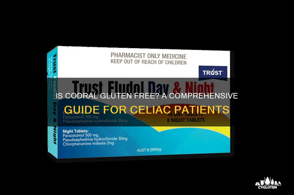 is codral gluten free