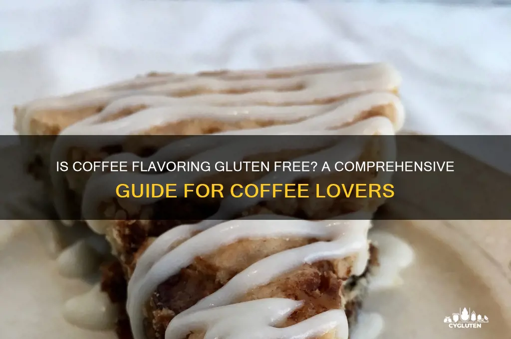 is coffee flavoring gluten free