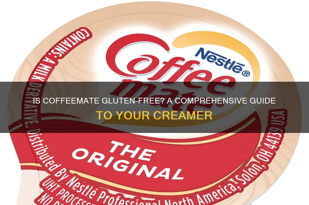 is coffeemate gluten free