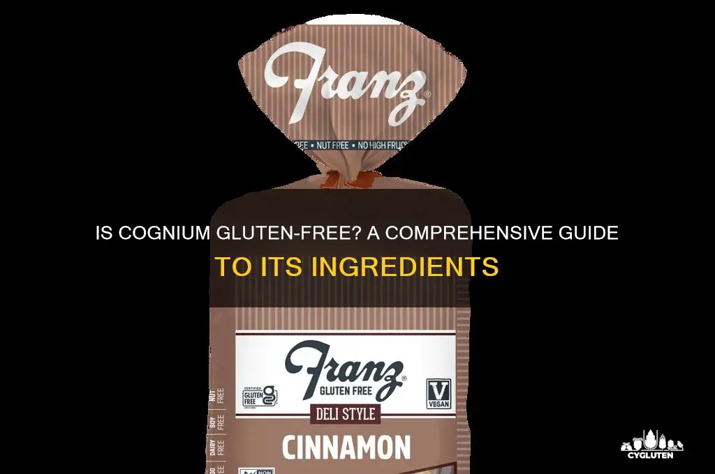 is cognium gluten free
