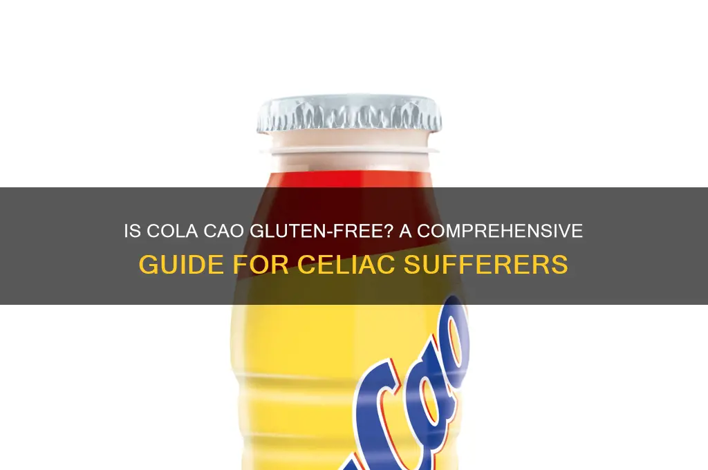 is cola cao gluten free