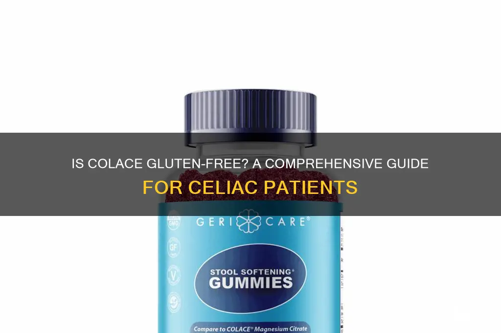 is colace gluten-free