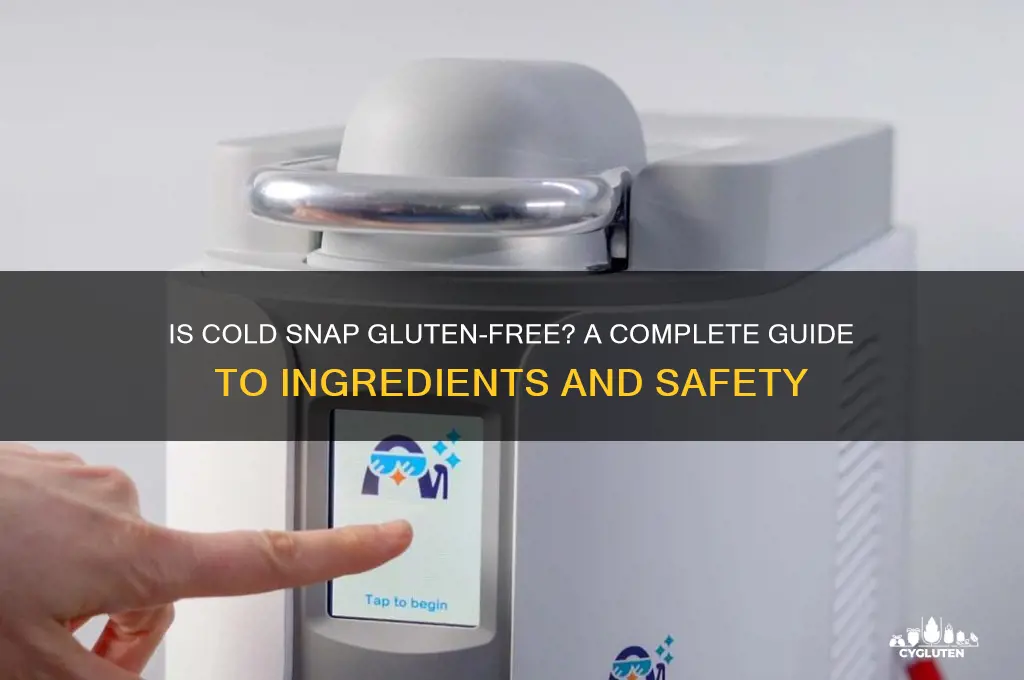 is cold snap gluten free