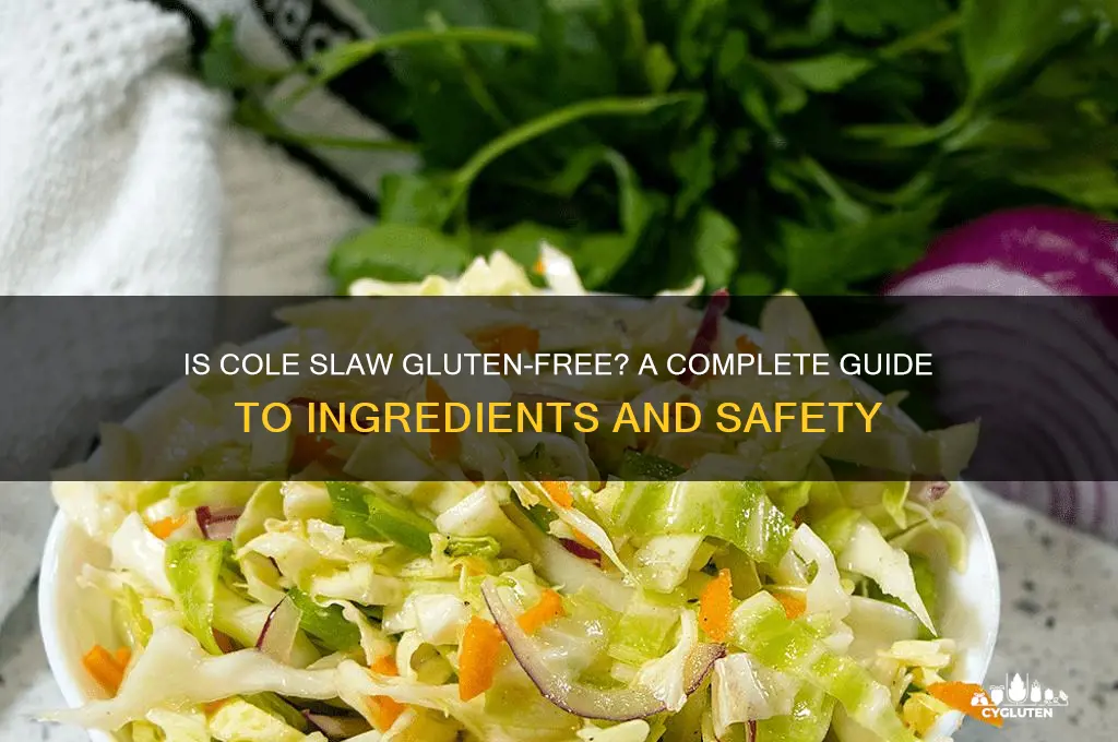 is cole slaw gluten free