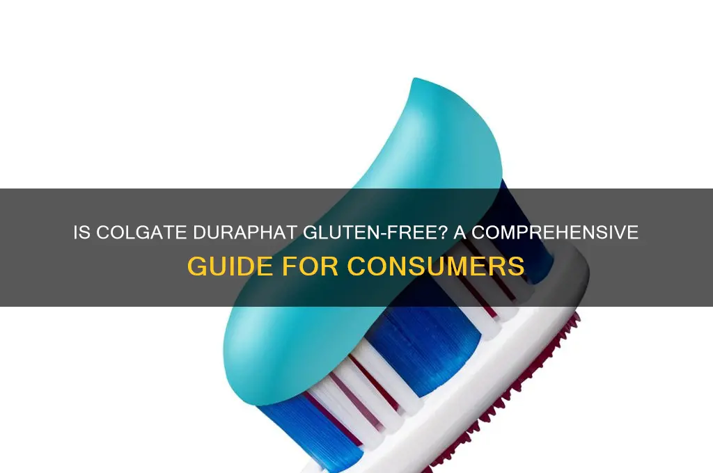 is colgate duraphat gluten free