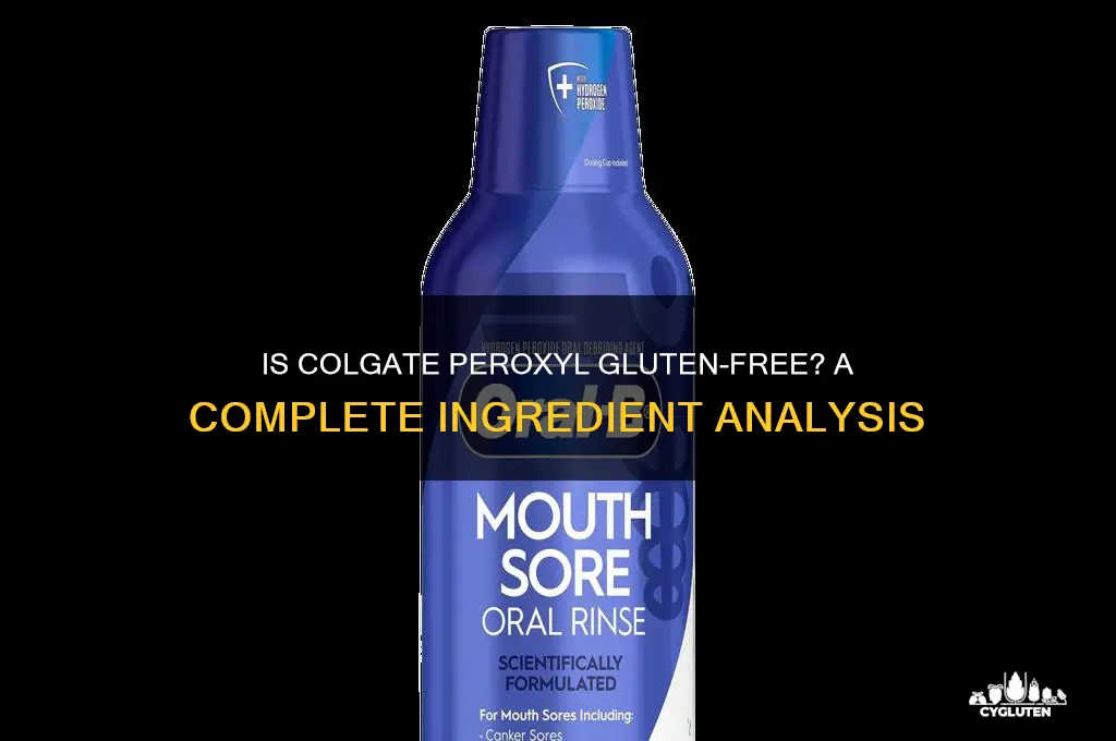 is colgate peroxyl gluten free