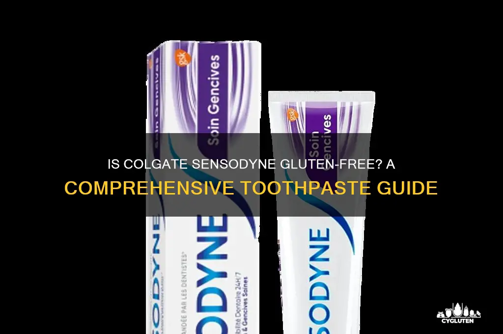 is colgate sensodyne gluten free