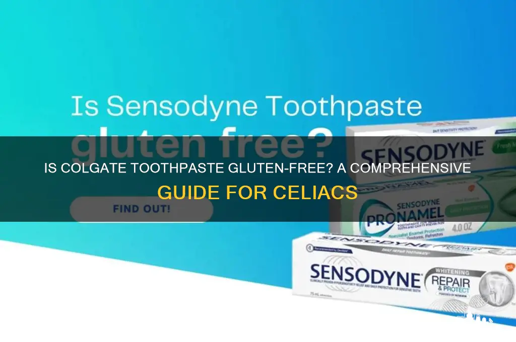 is colgate toothpaste gluten free
