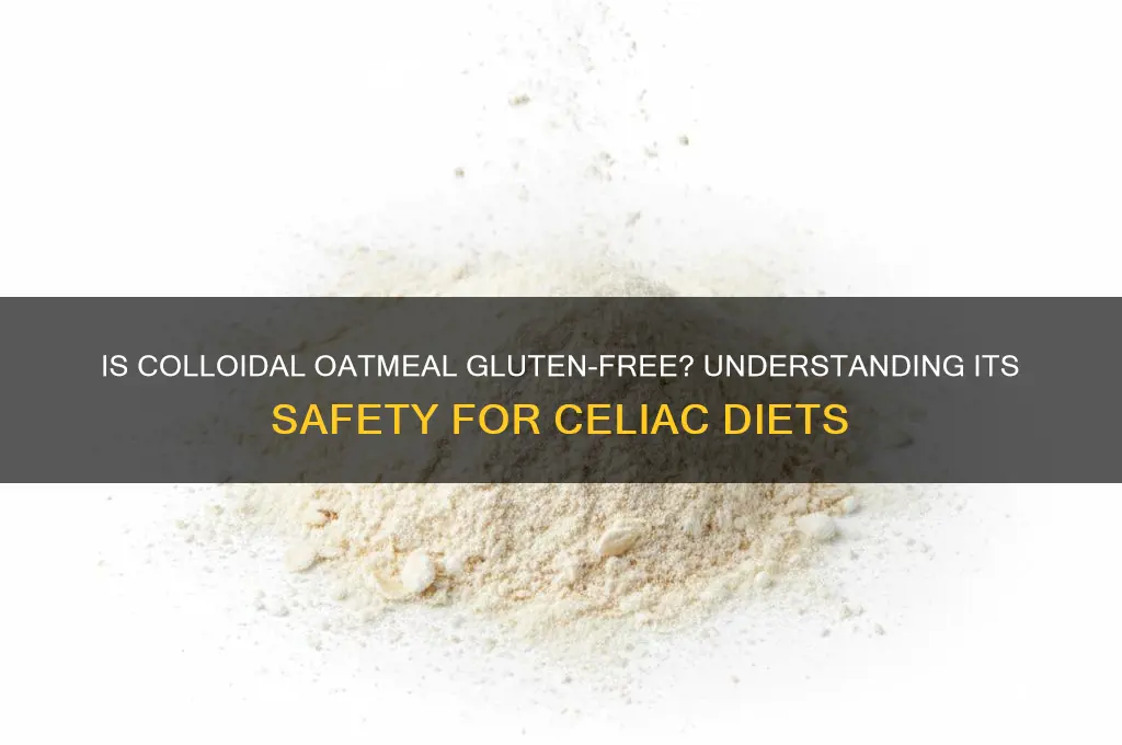 is colloidal oatmeal gluten free