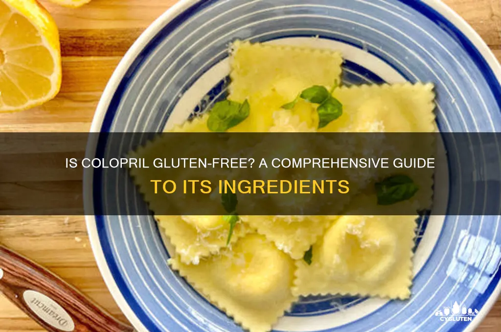 is colopril gluten free