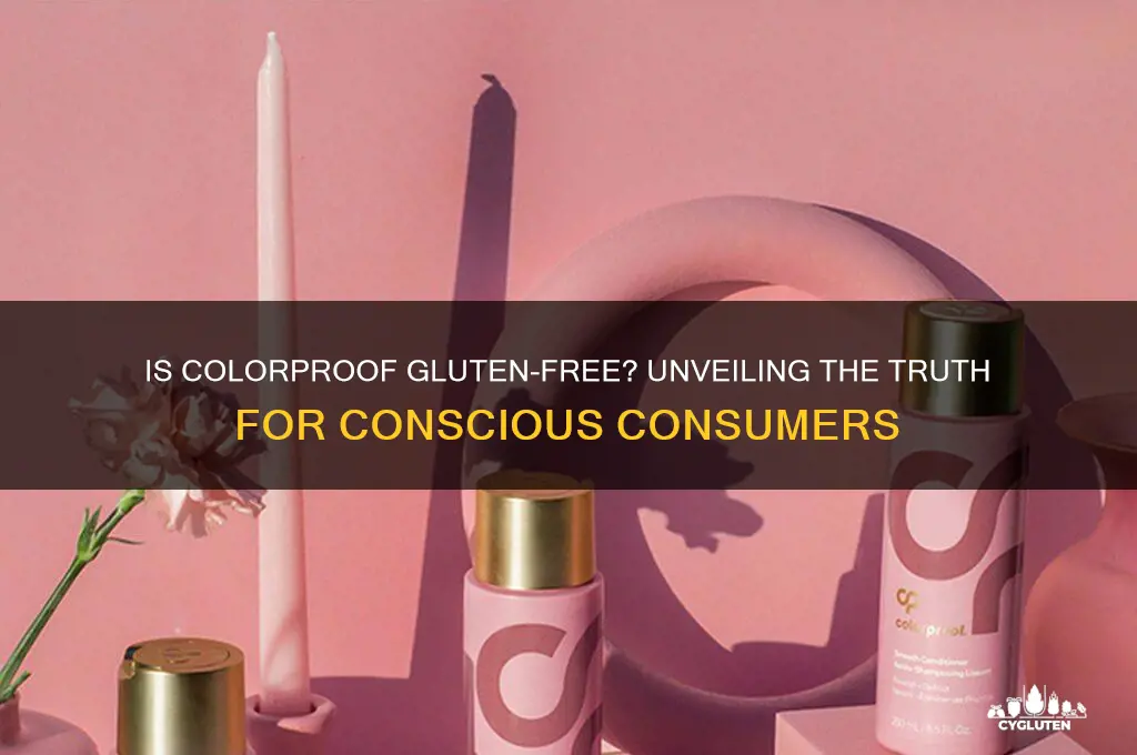 is colorproof gluten free