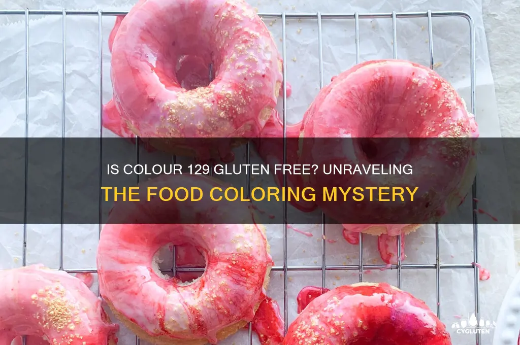is colour 129 gluten free