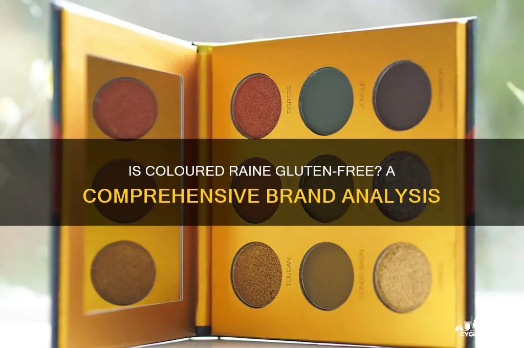 is coloured raine gluten free
