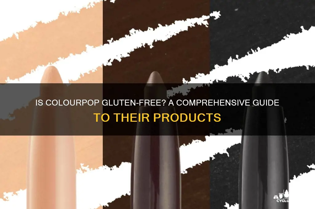 is colourpop gluten free