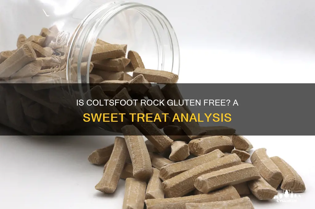 is coltsfoot rock gluten free