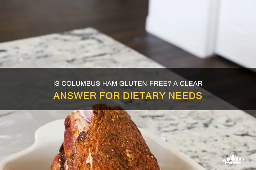 is columbus ham gluten free