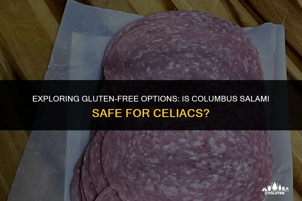 is columbus salame gluten free