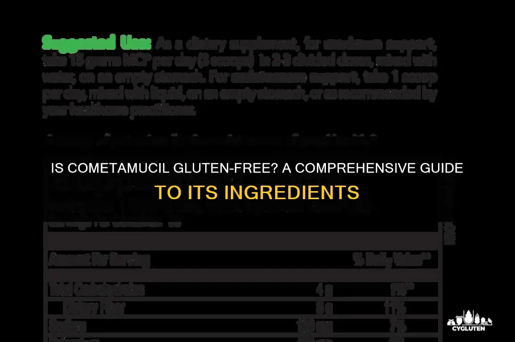 is cometamucil gluten free