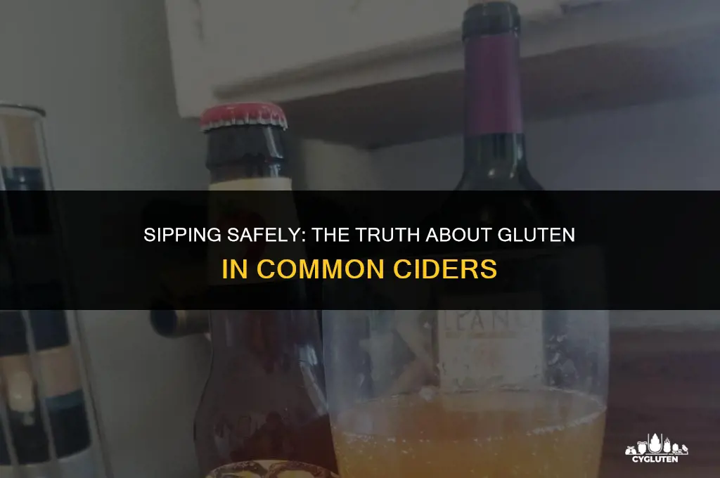 is common cider gluten free
