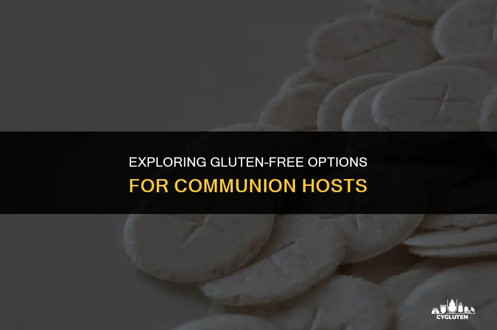 is communion host gluten free