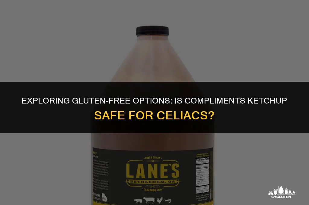 is compliments ketchup gluten free