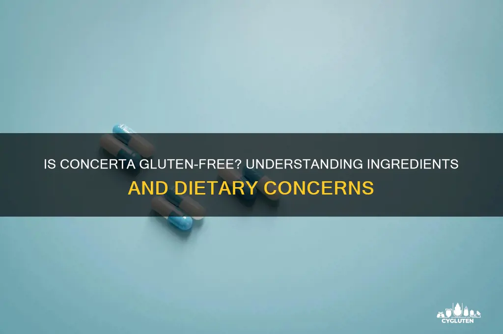 is concerta gluten free