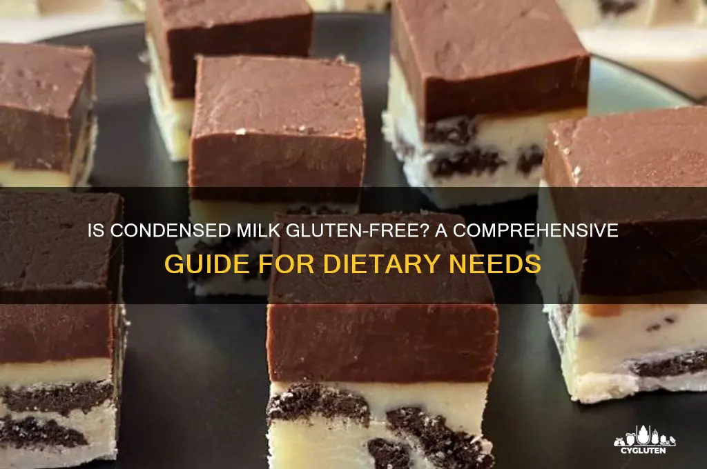 is condensed milk gluten free