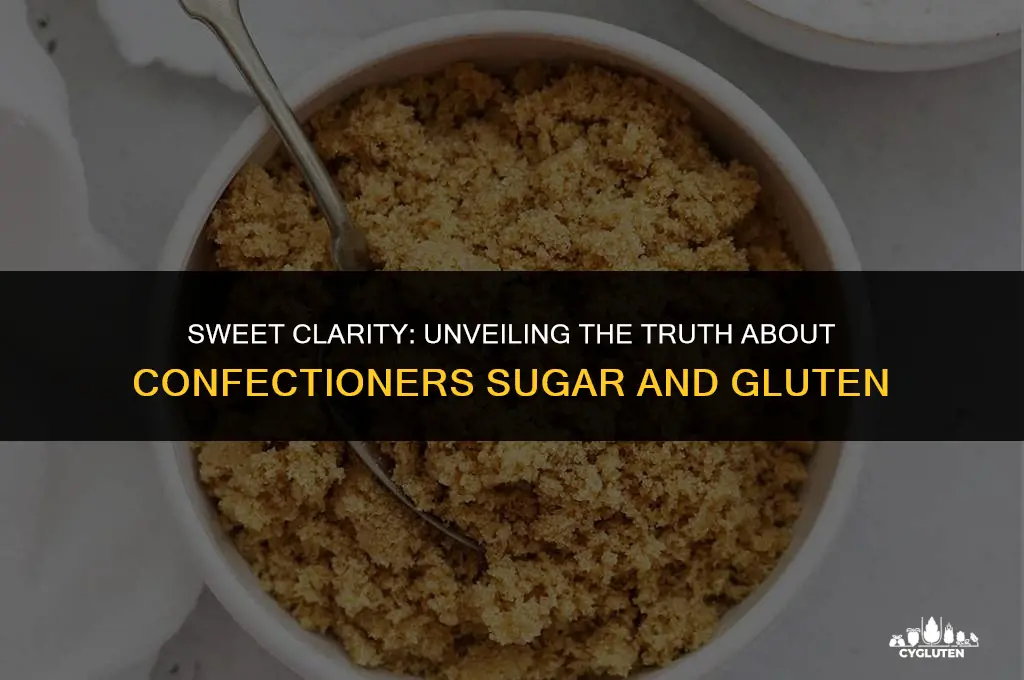 is confectionary sugar gluten free
