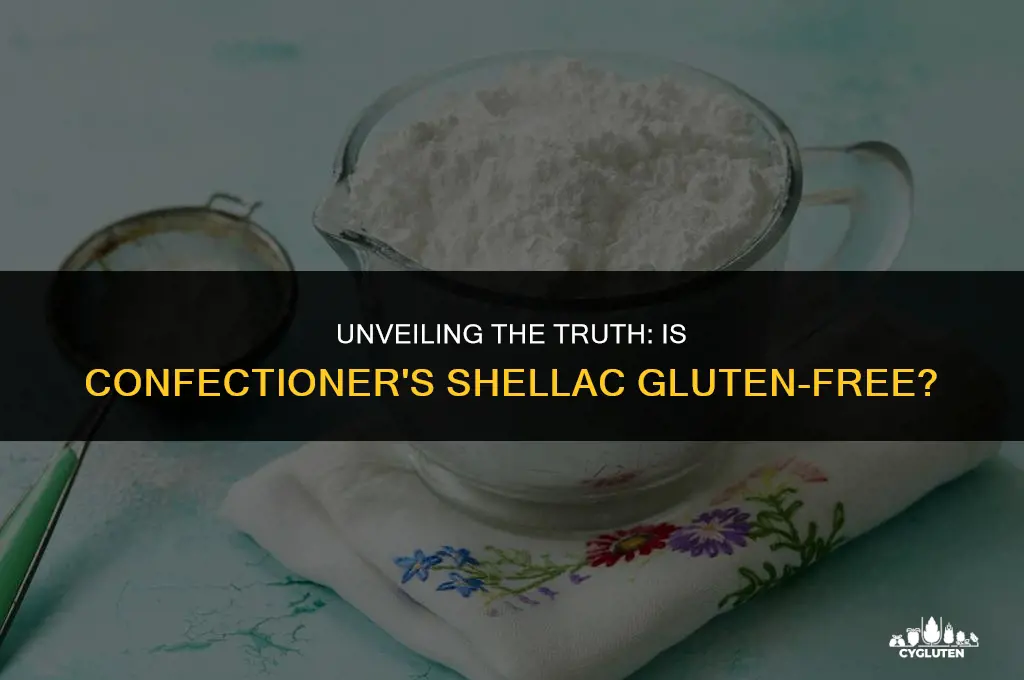is confectioners shellac gluten free