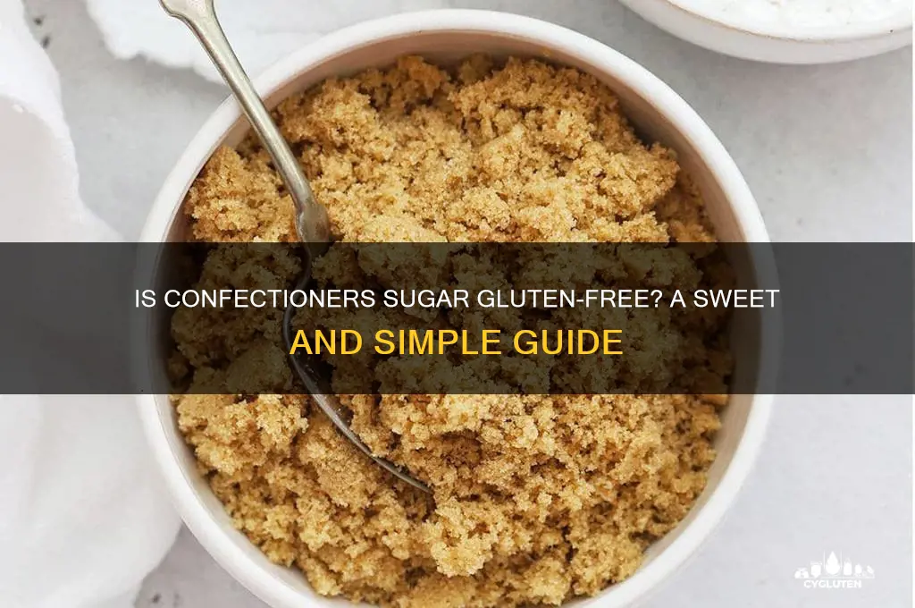 is confectioners sugar gluten free