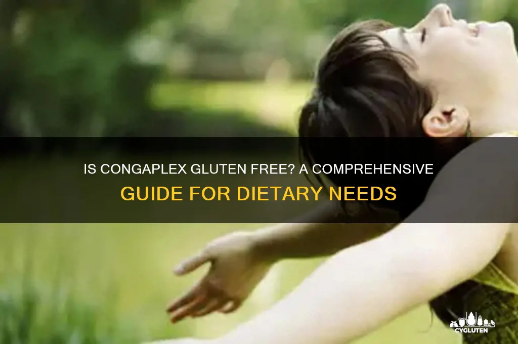 is congaplex gluten free