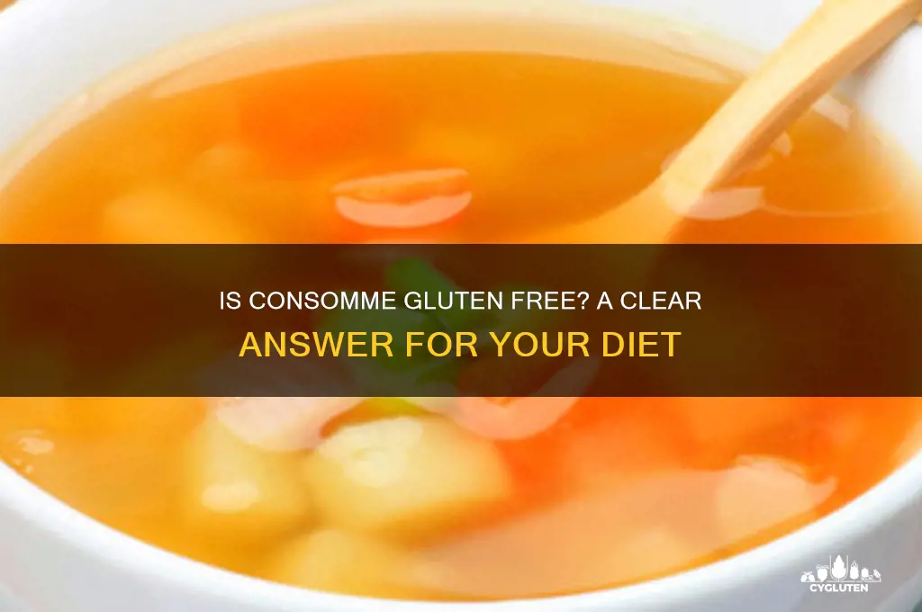 is consomme gluten free