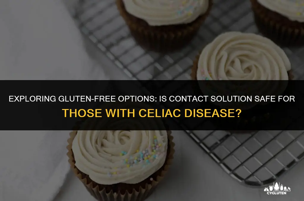 is contact solution gluten free