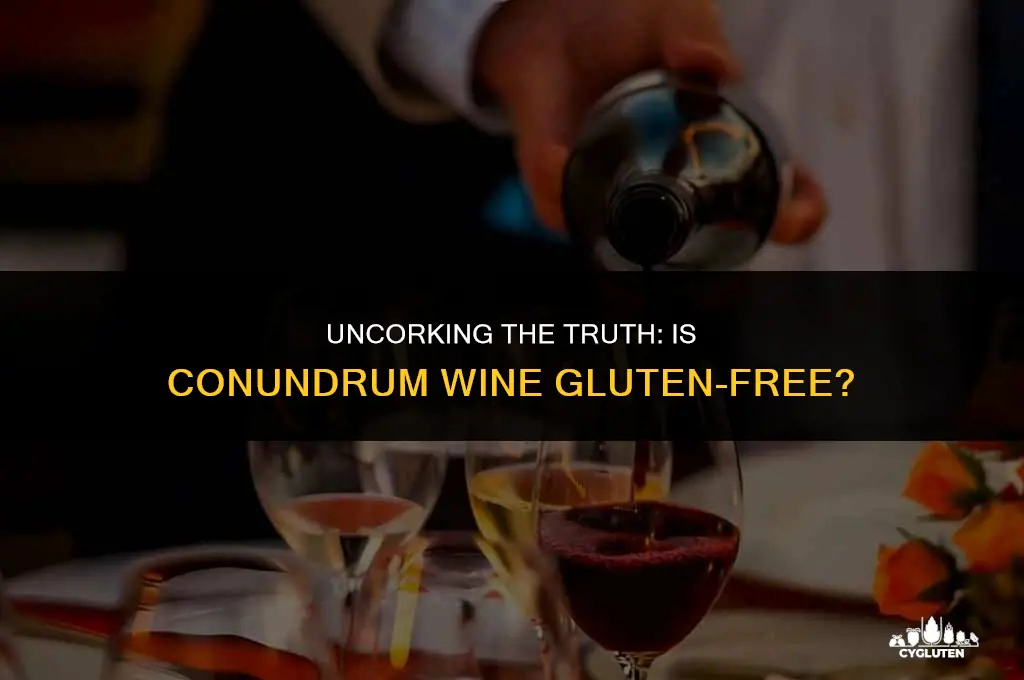 is conundrum wine gluten free