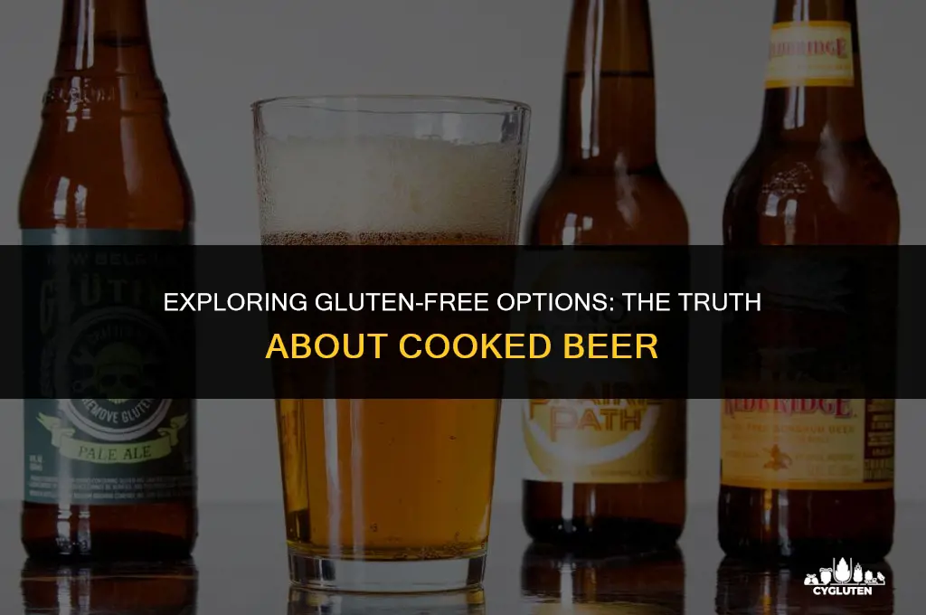 is cooked beer gluten free