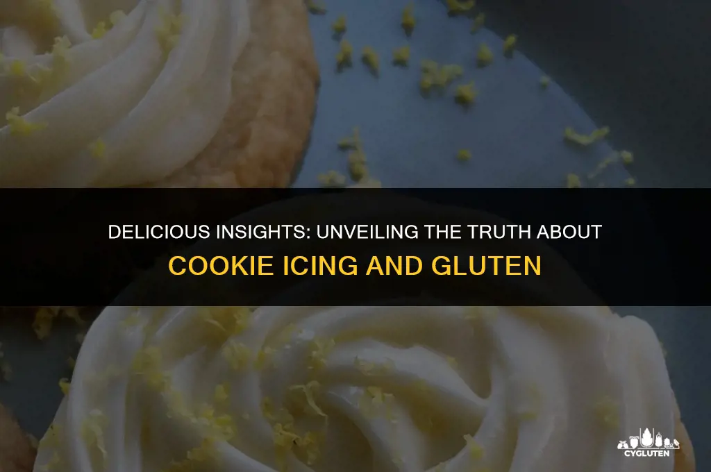 is cookie icing gluten free