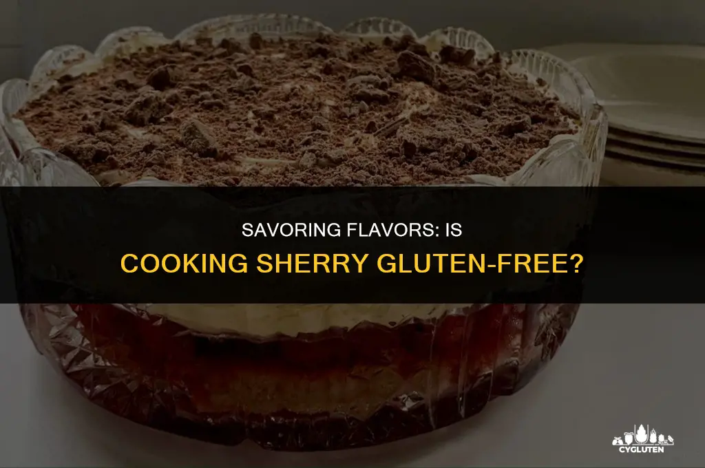is cooking sherry gluten free