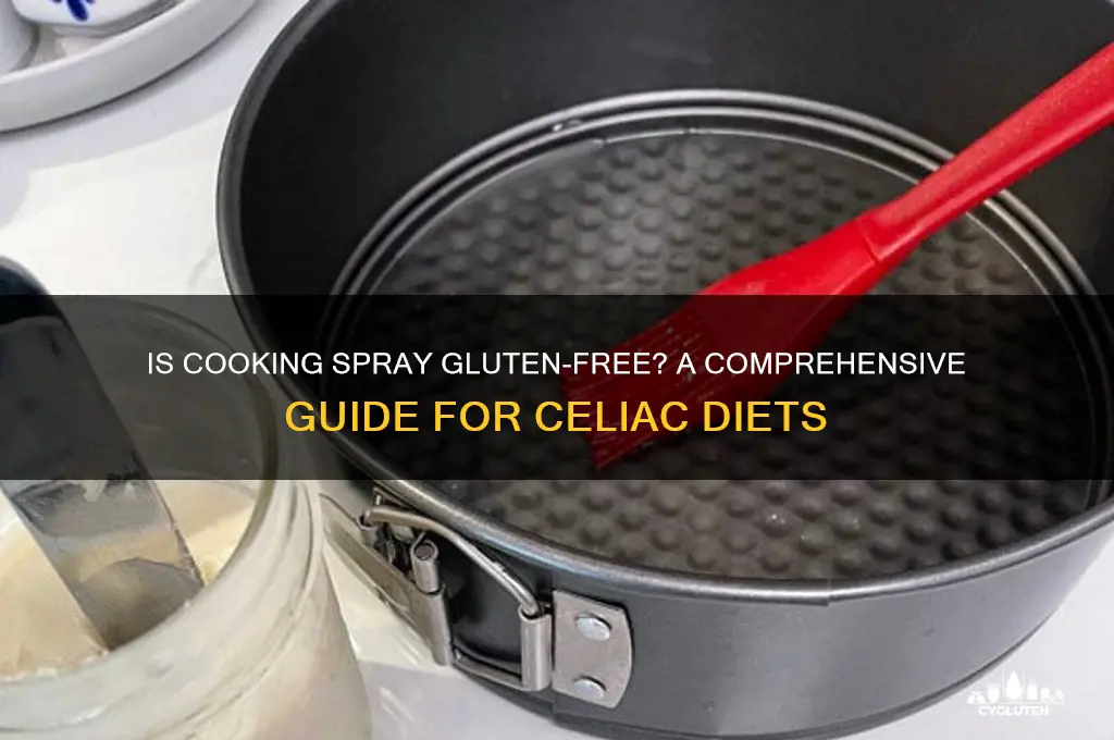 is cooking spray gluten free