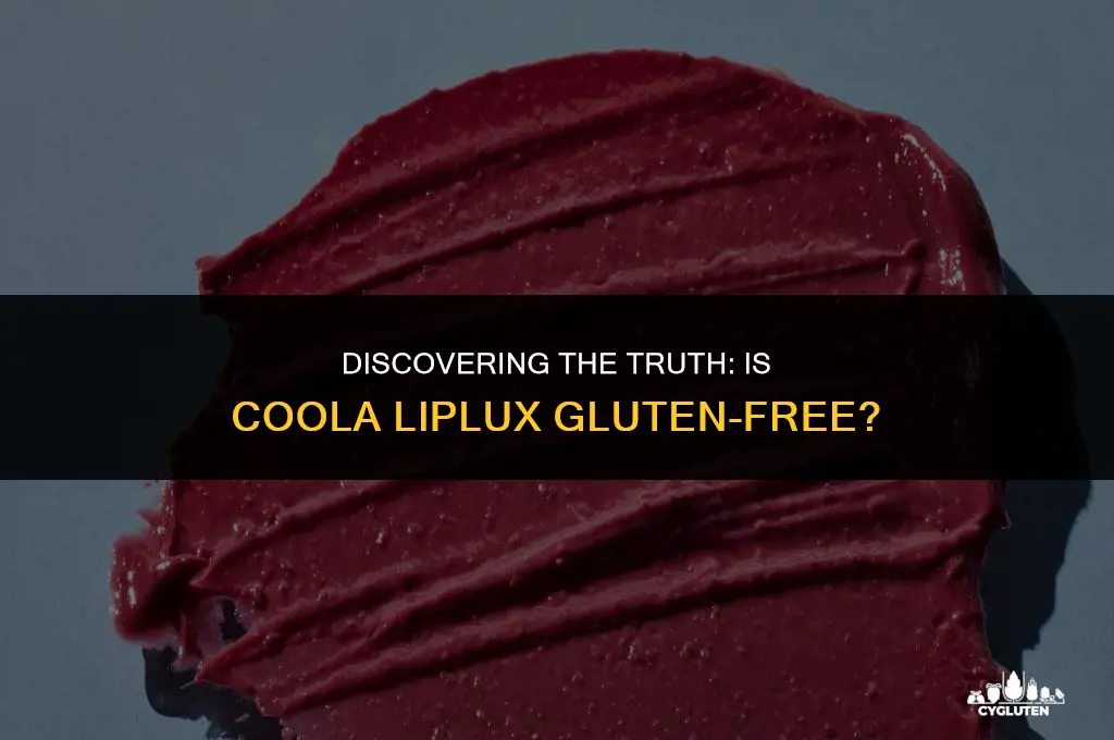 is coola liplux gluten free