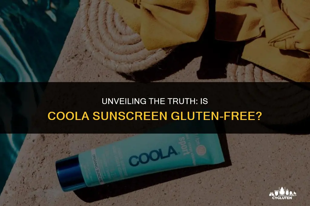 is coola sunscreen gluten free