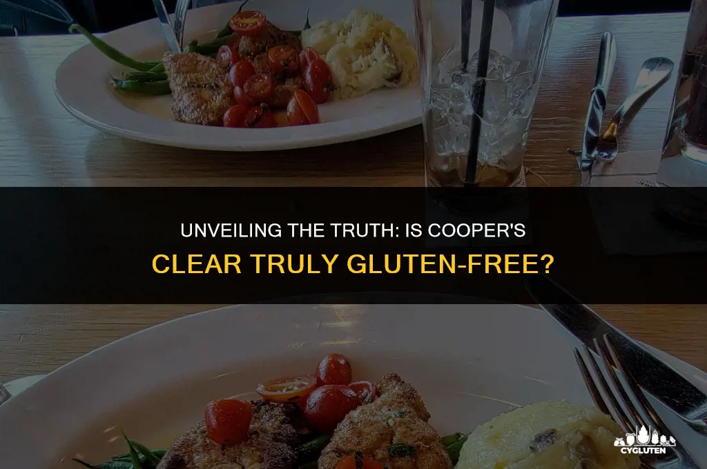 is coopers clear gluten free