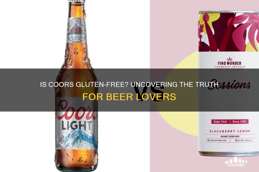 is coors gluten-free